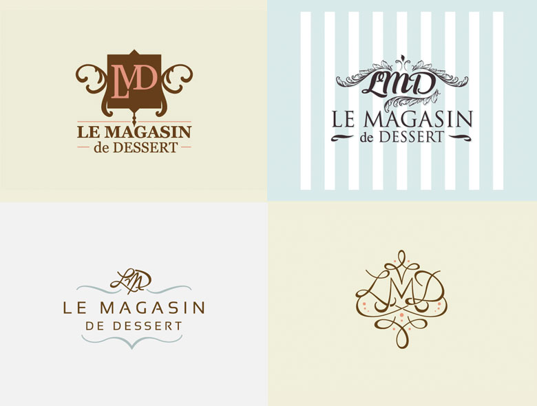 Le Magasin de Dessert marketing materials