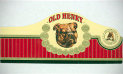 Old Henry Cigar Logo Design