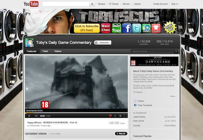 youtube branding toby