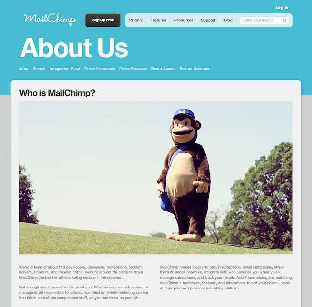 mail chimp mascot