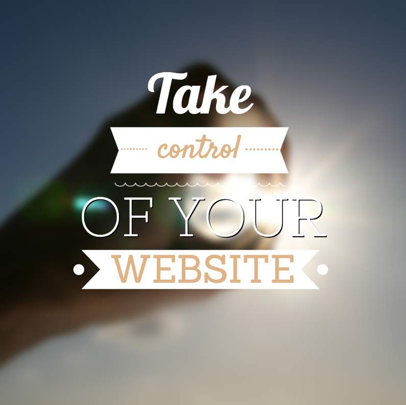 take control of your website