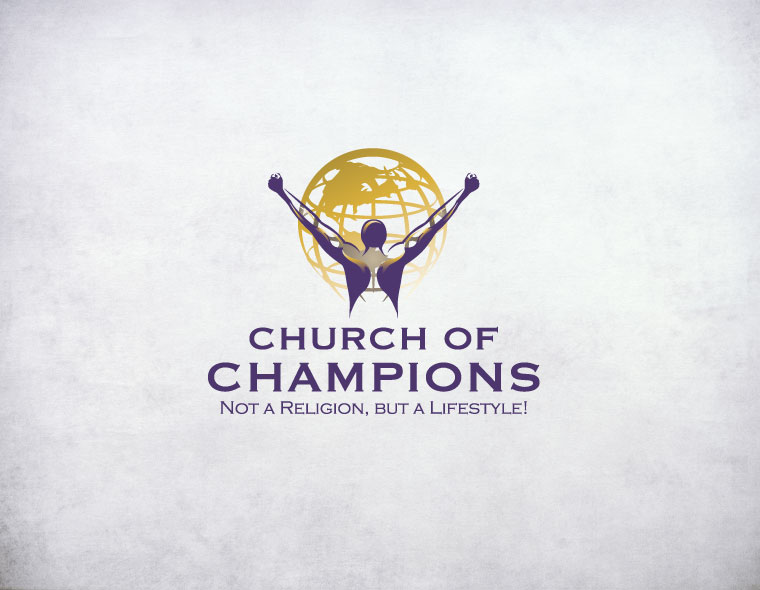 Church of champions logo design