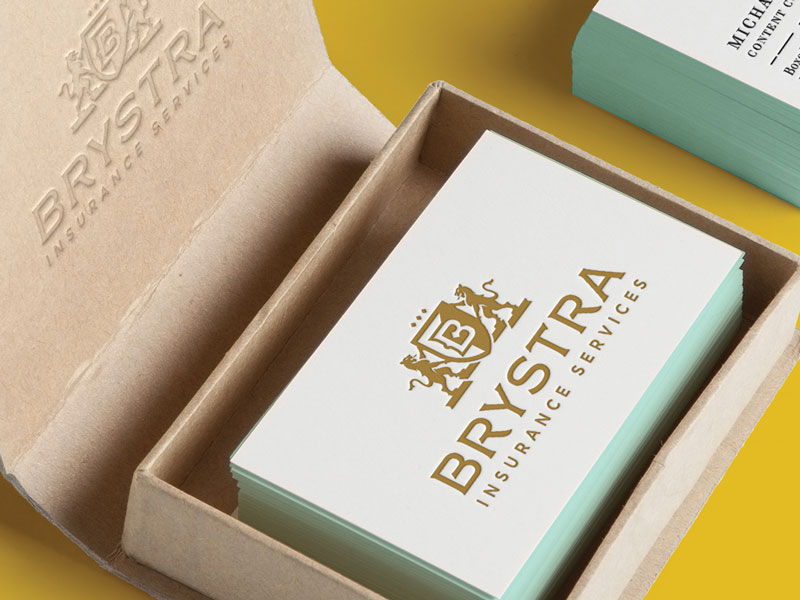 Embossed Business Card Design