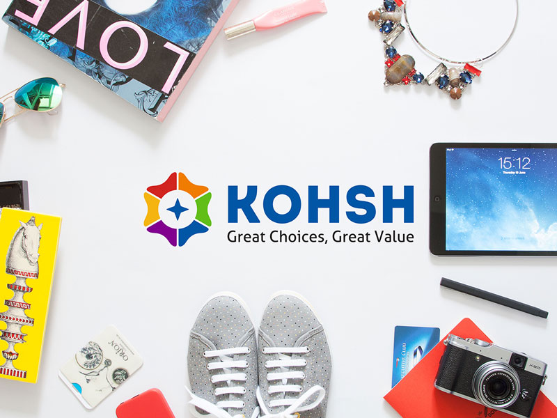 Online retailer website logo design branding