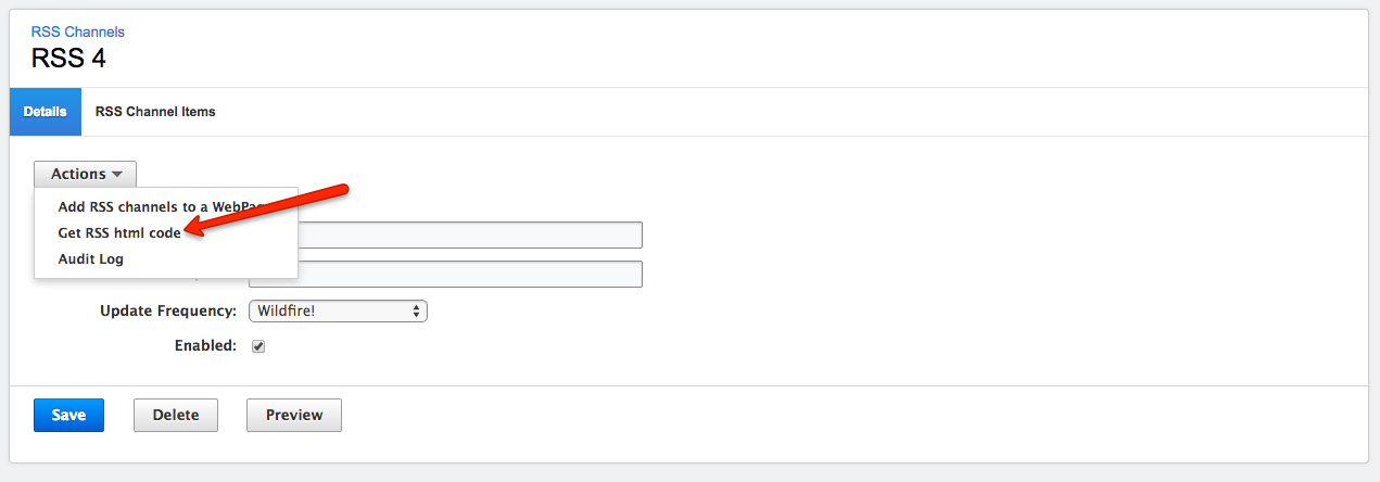 wordpress rss url