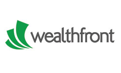 WealthFront online small business lending startup logo design