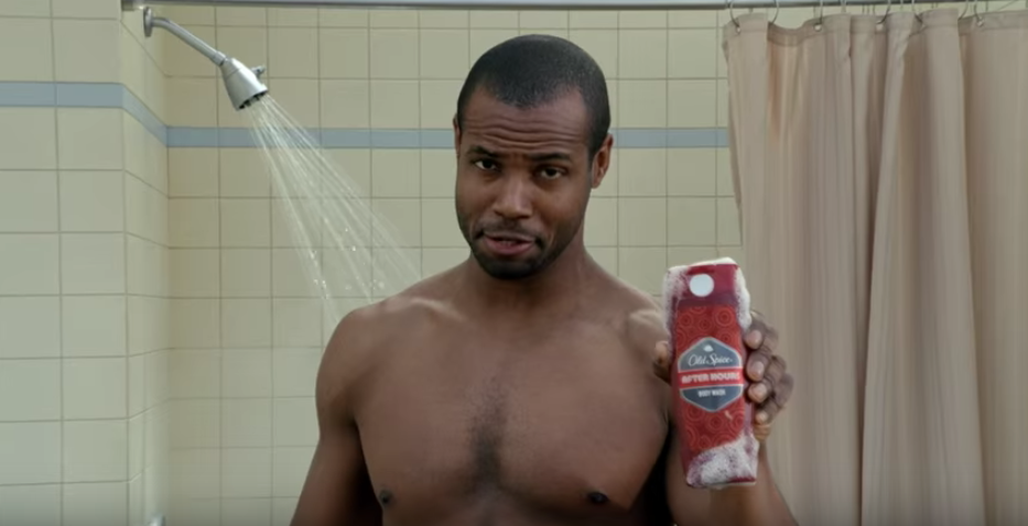Old Spice advert - smell like a man, man