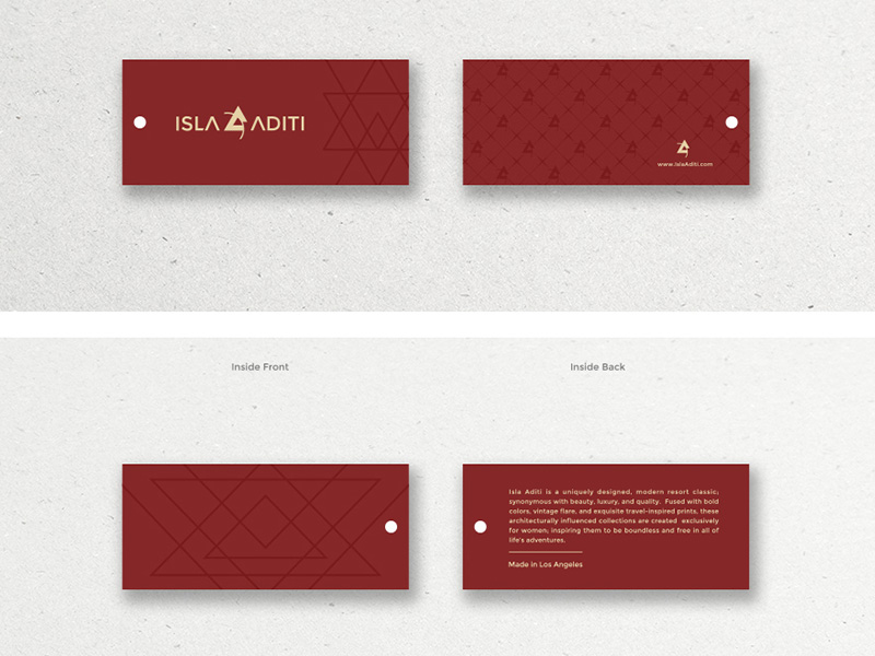 clothing tag design