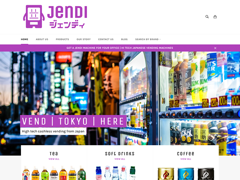Japanese Vending Machines Logo Design