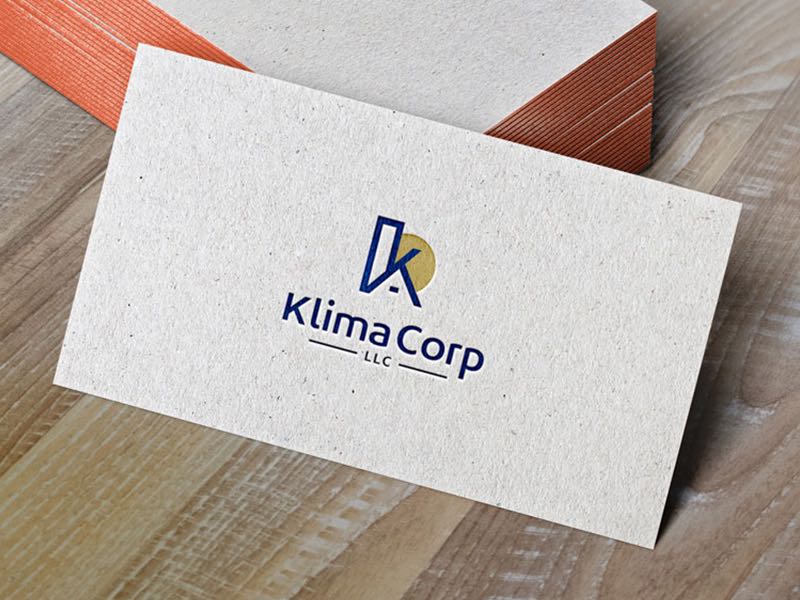 Klima Corp Rental Properties Logo Design