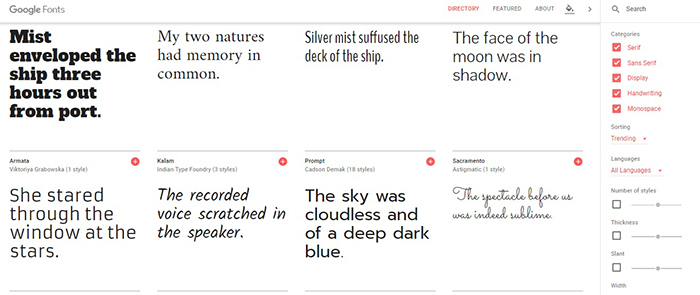 43. Google Fonts