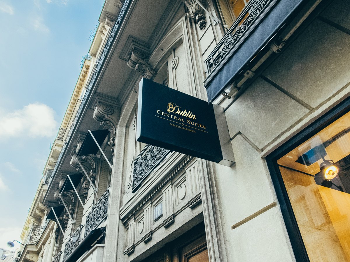 luxury hotel sign post design