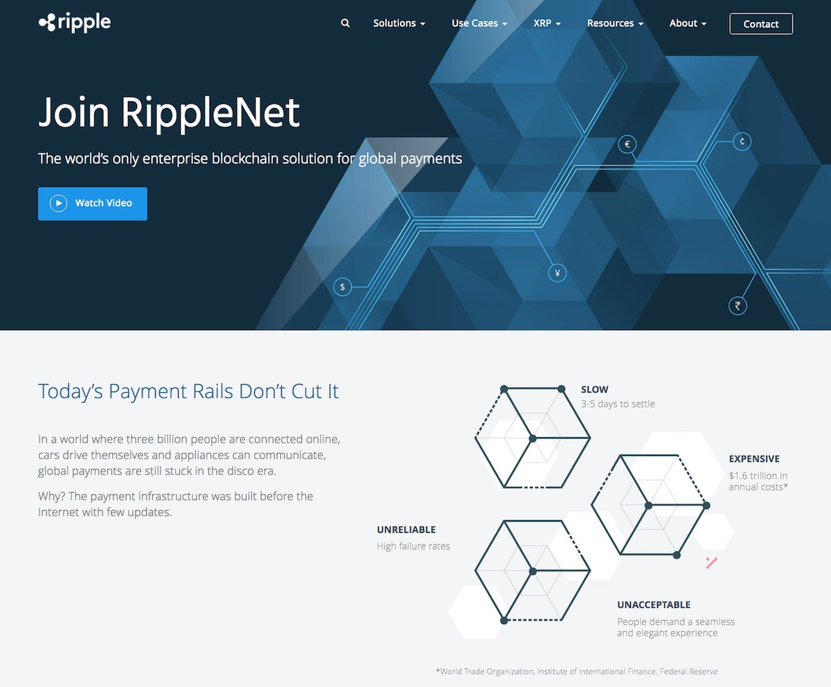 Ripple provides global financial settlement solutions