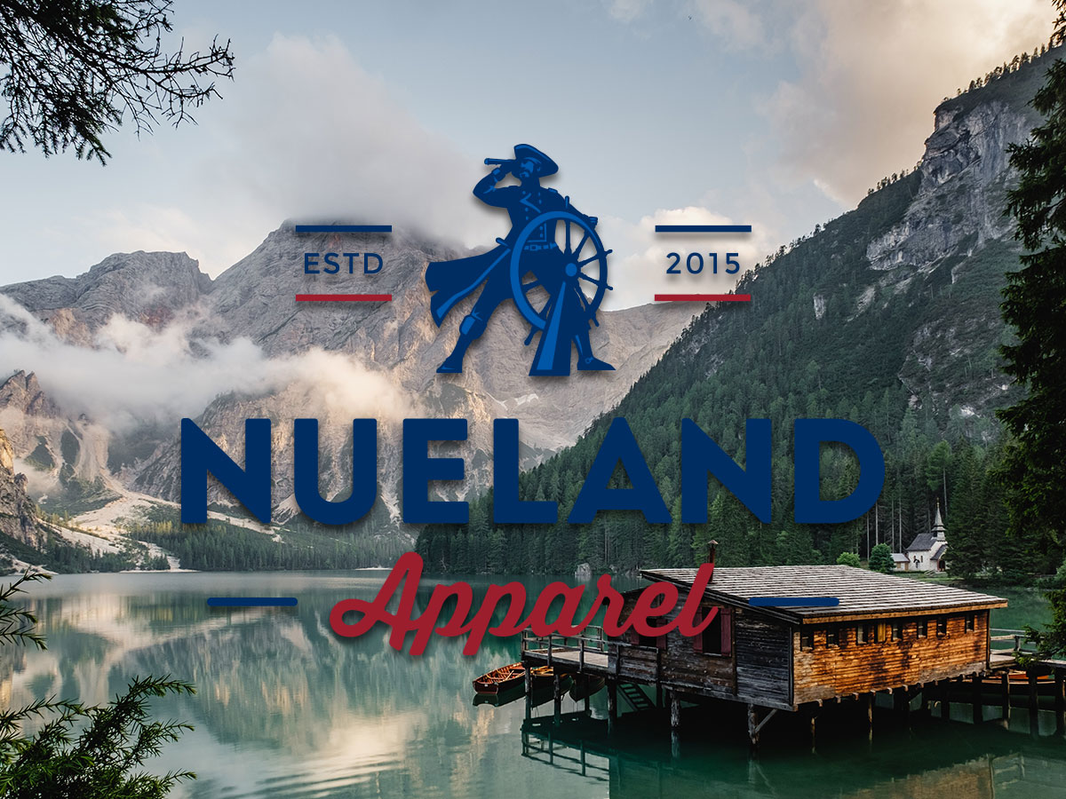 Nueland apparel logo design