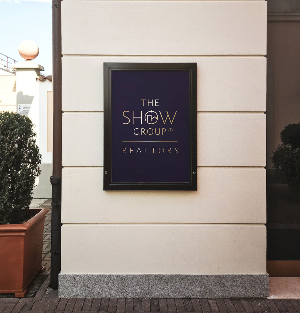 Real Estate Advisors poster design