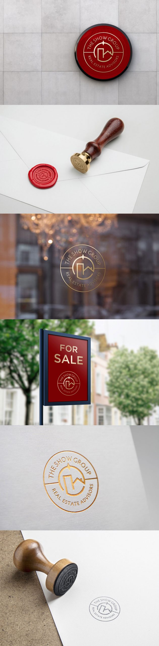 Real Estate Advisors secondary mark design