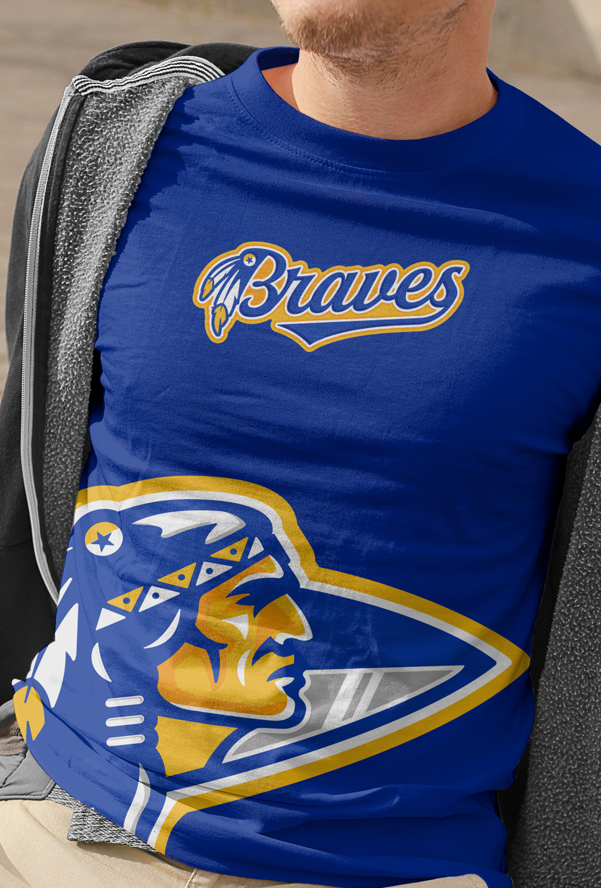 high school mascot on t-shirt