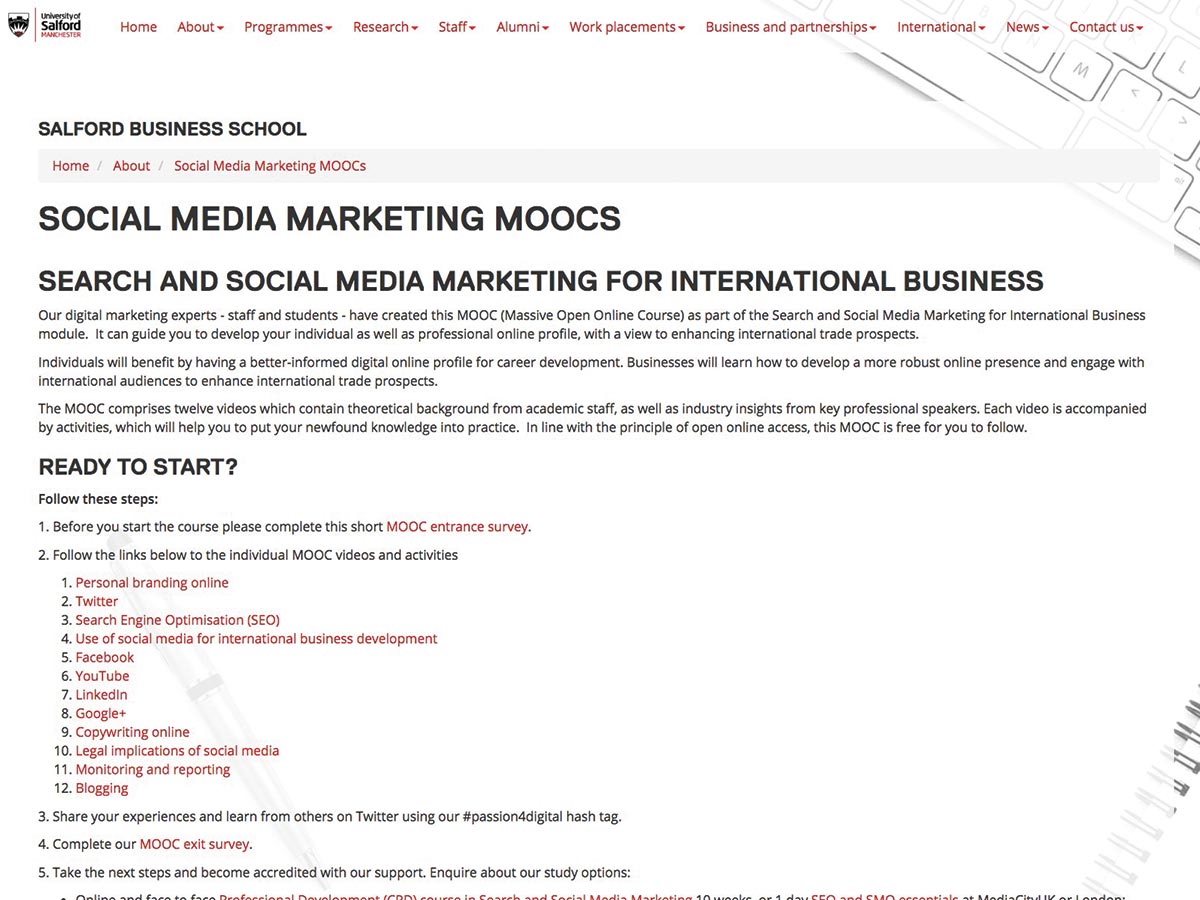 Search and Social Media Marketing for International Business