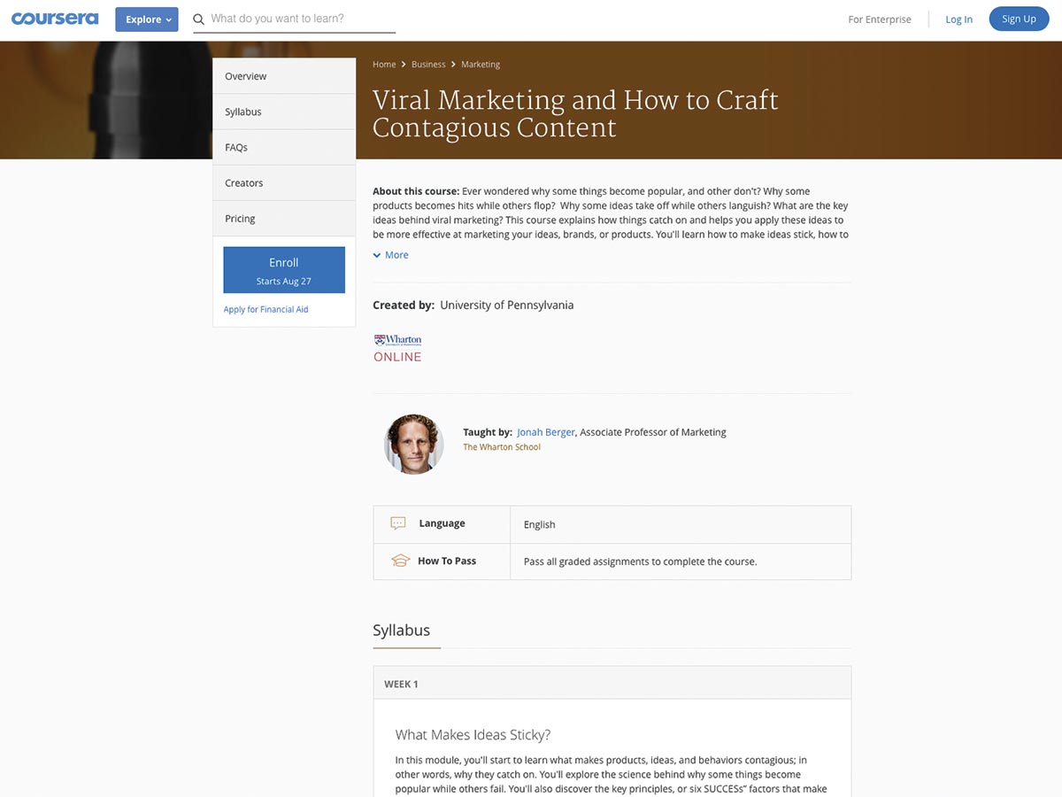 Viral marketing and how to craft contagious content