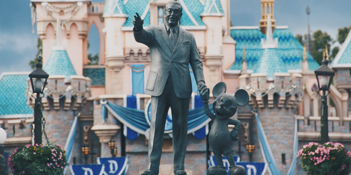 brand ambassador of Disney showing Walt and Mickey mouse