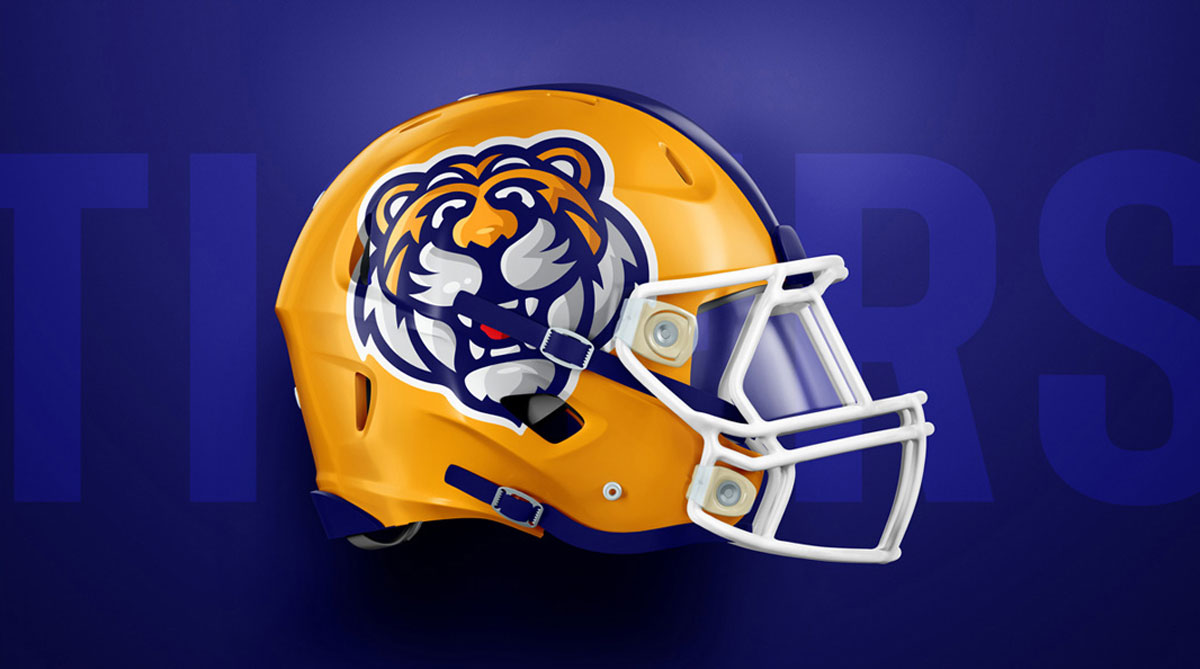 Ventura Elementary School Logo Tiger Mascot