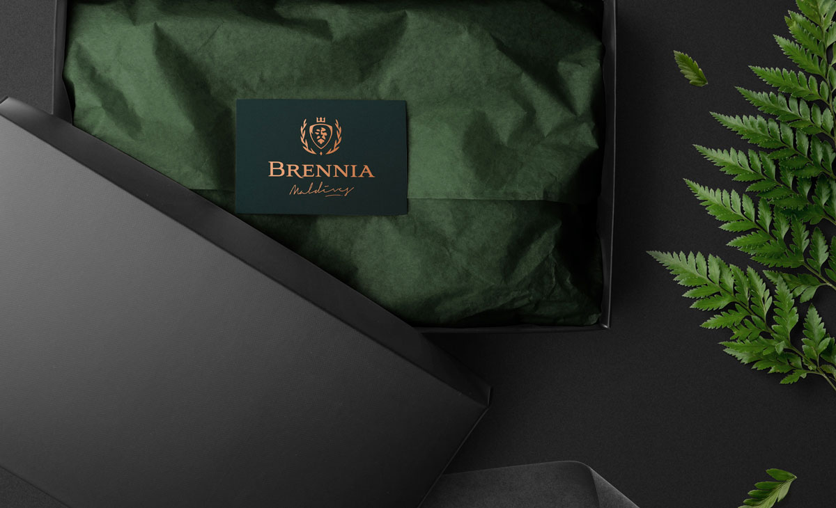Maldives Resort Brand Gift Box Design