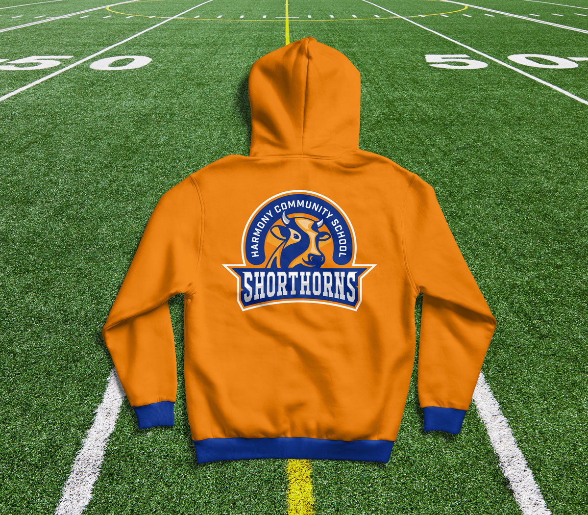 Harmony Community School hoodie design