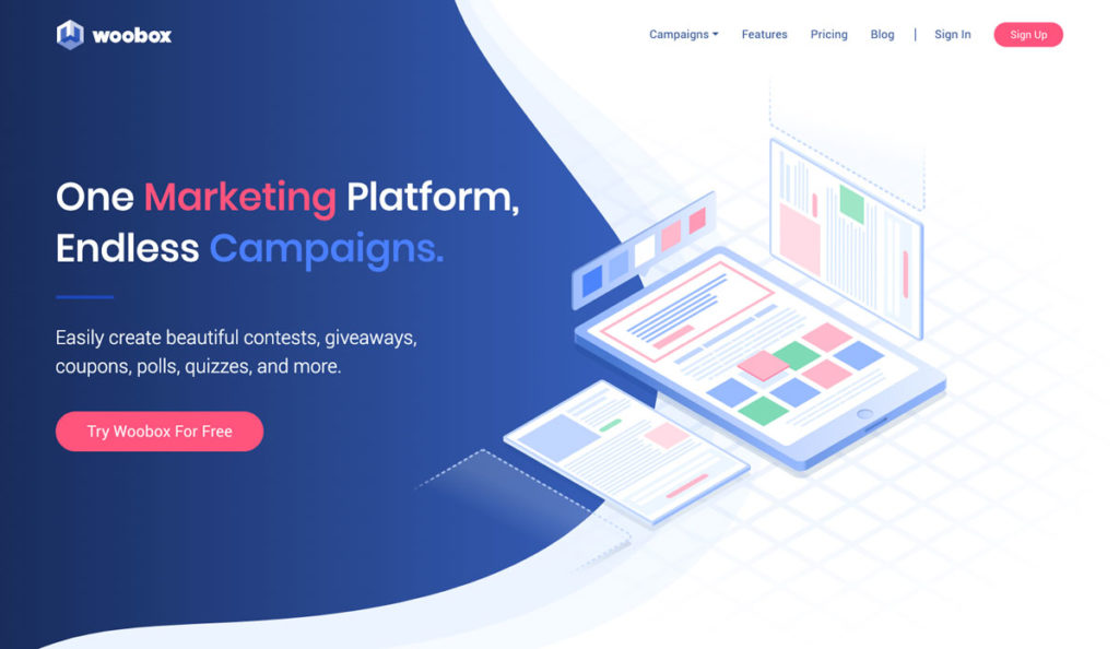 Woobox marketing platform