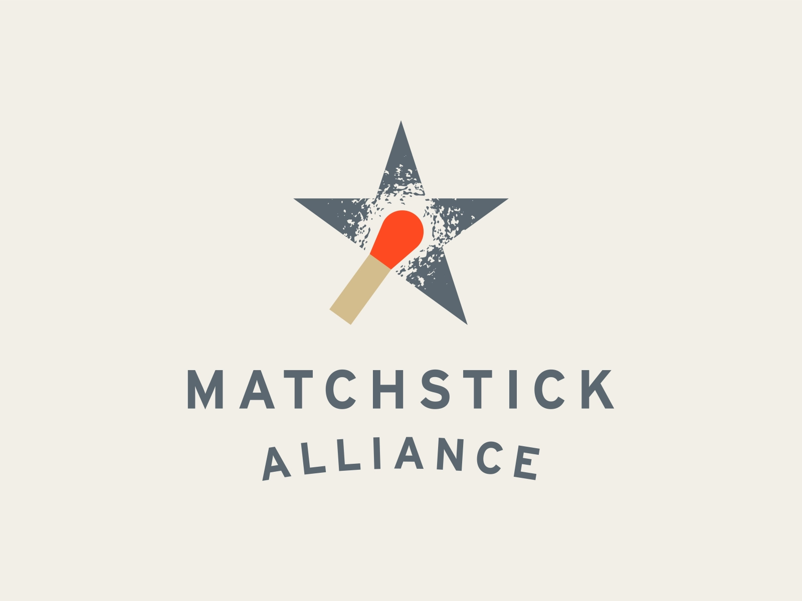 matchstick alliance logo design