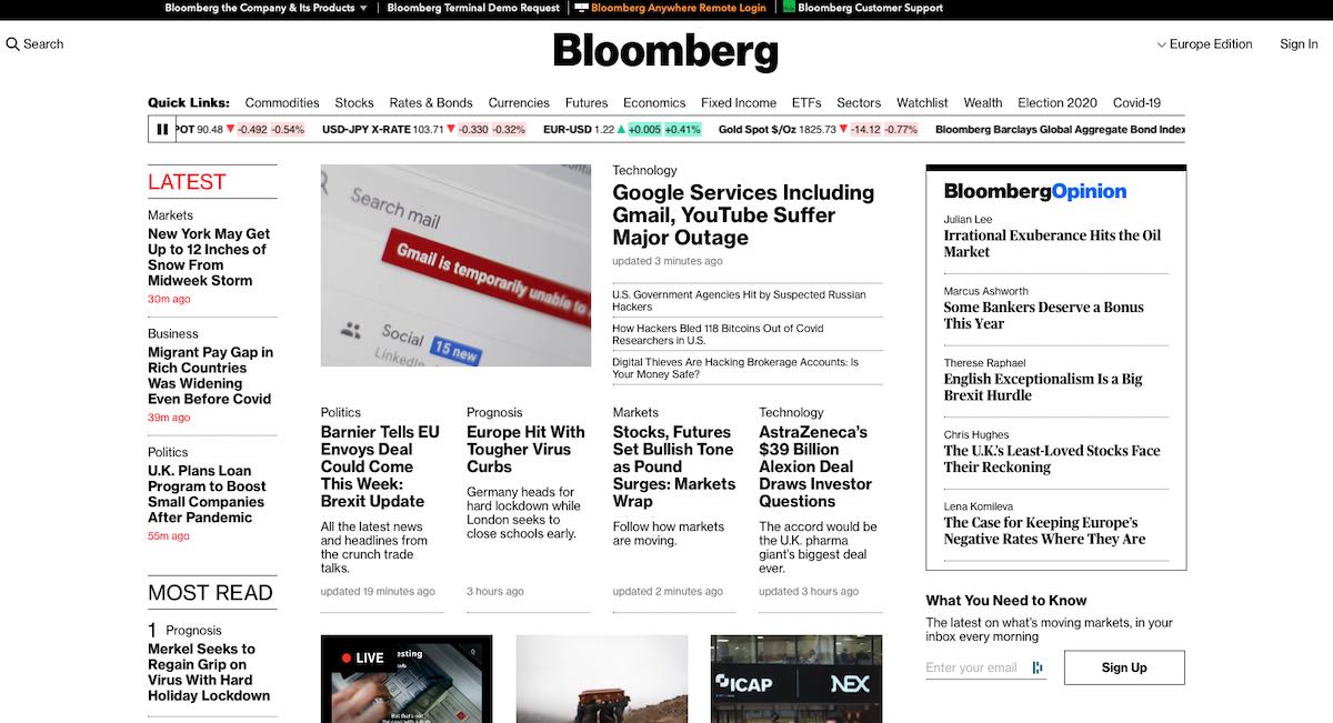 bloomberg brand strategy