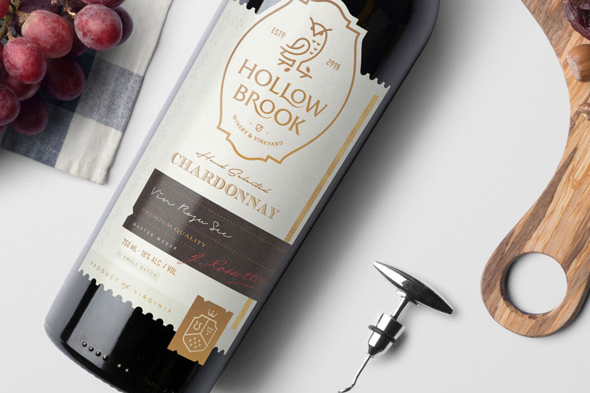 Premium Wine Label Branding