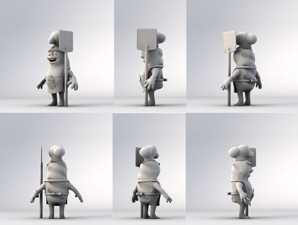 3D Character Design & Development