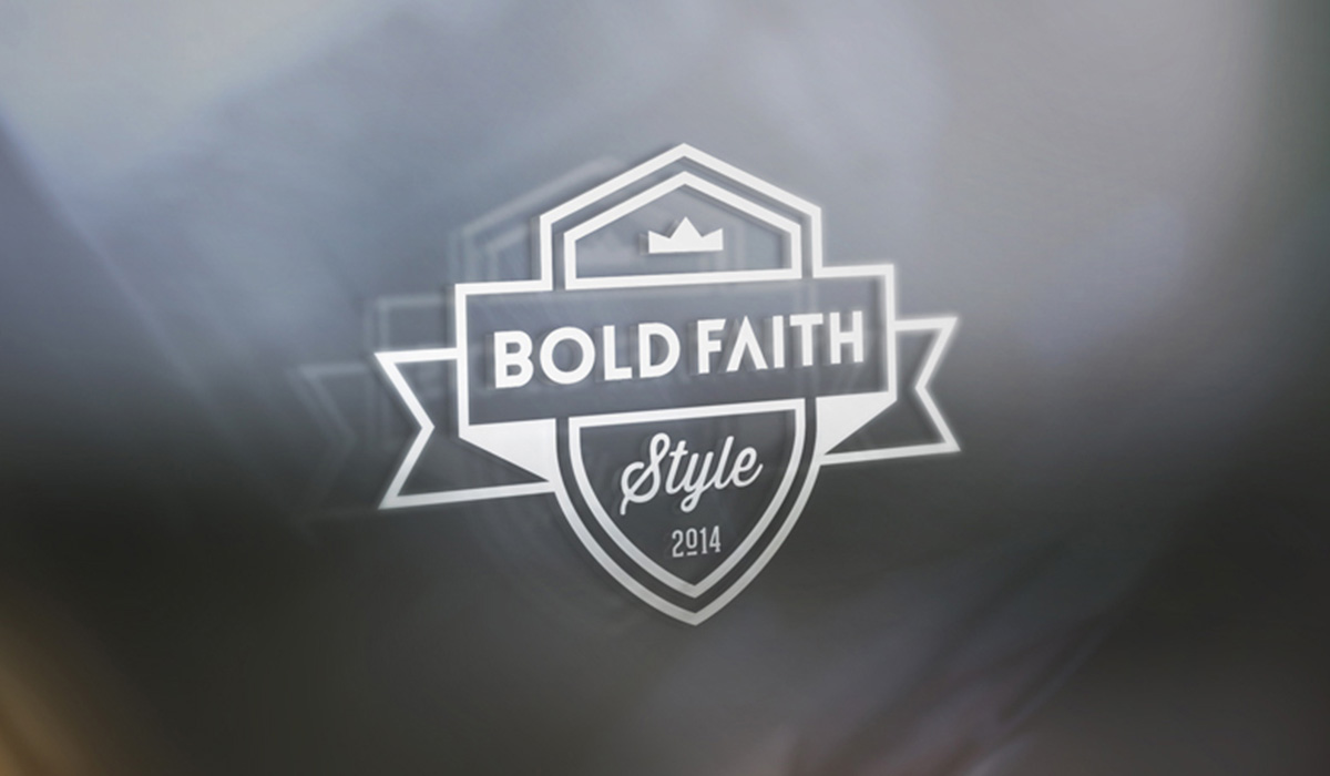 bold faith style logo design