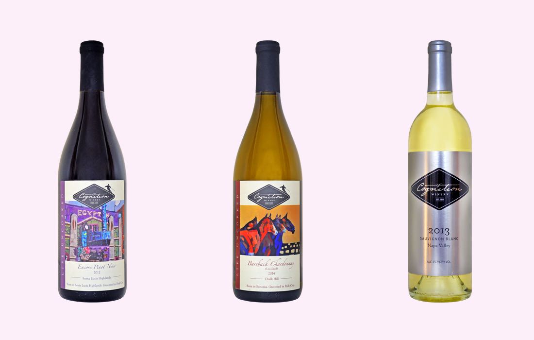 cognition winery brand identity