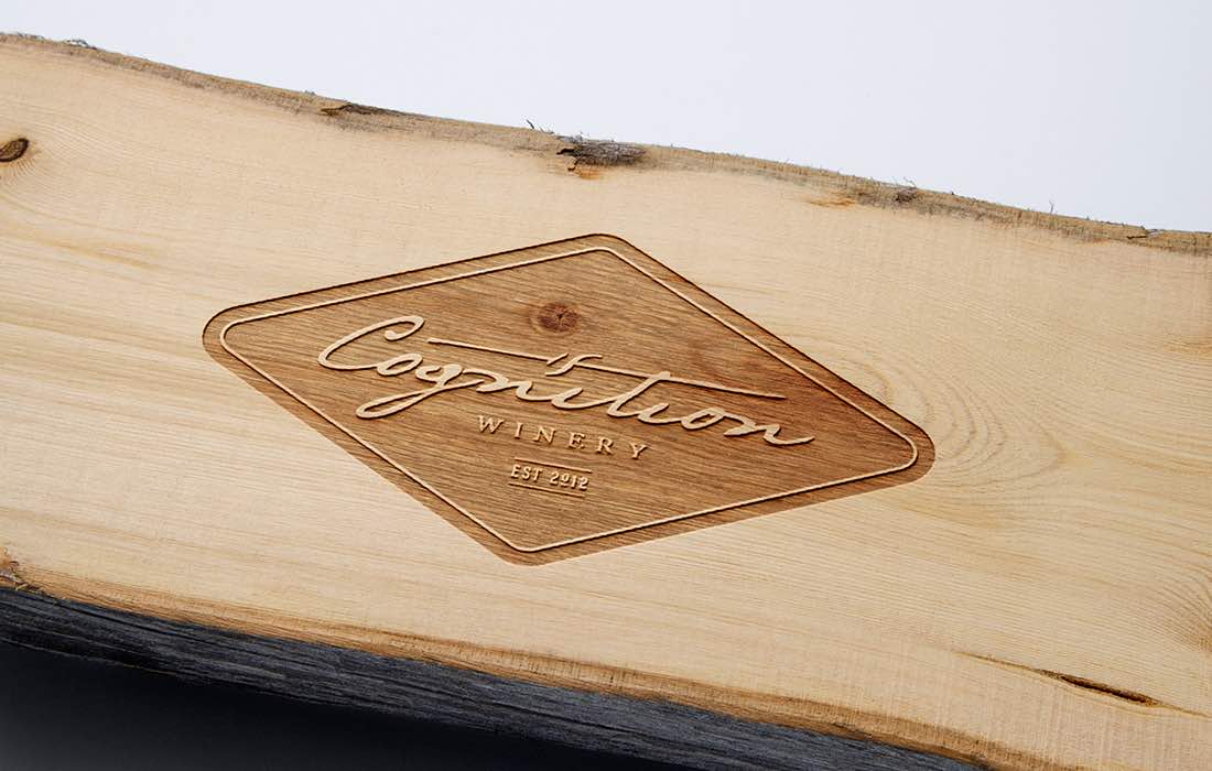 cognition winery brand identity