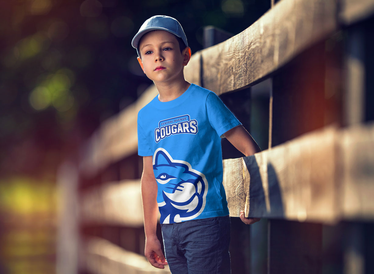 Cougars Elementary School Mascot Design