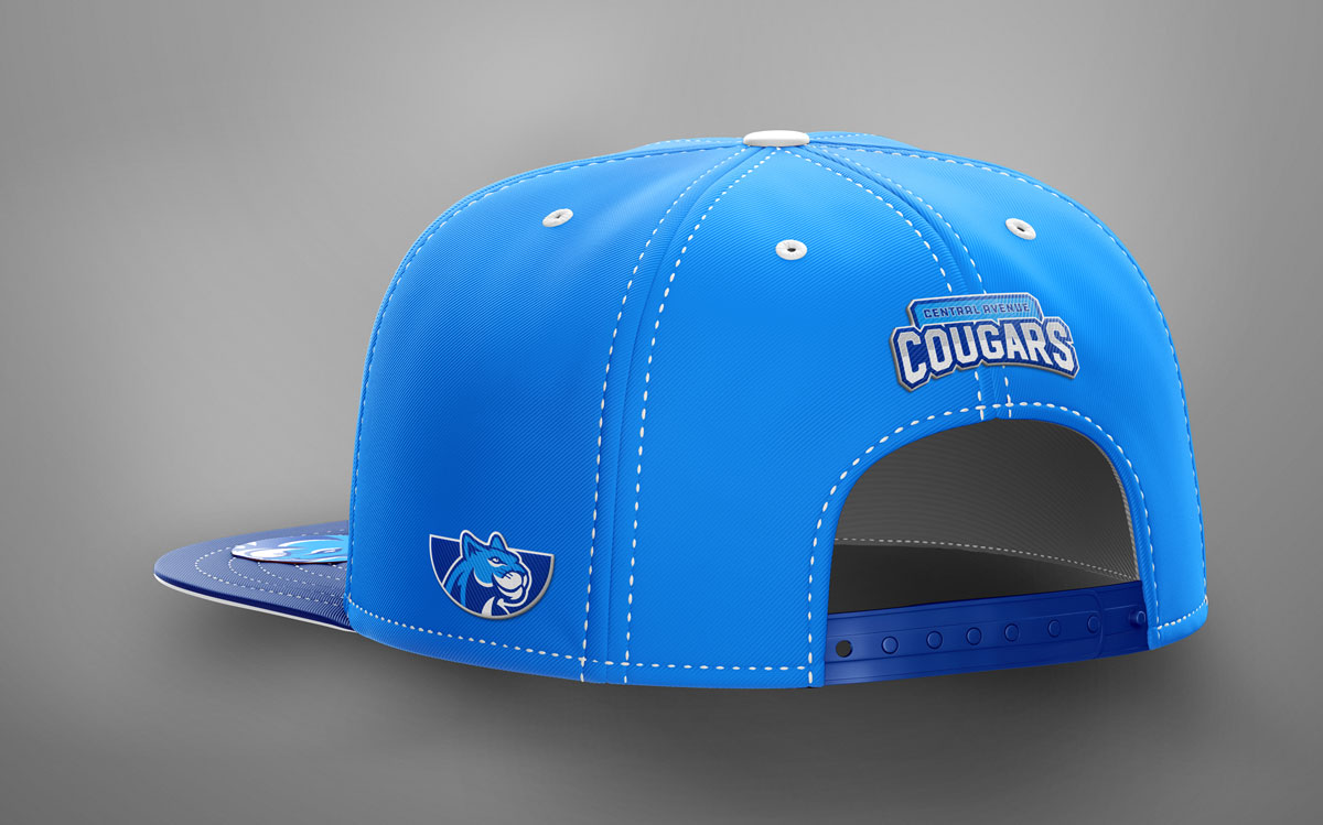 cougars elementary school mascot design
