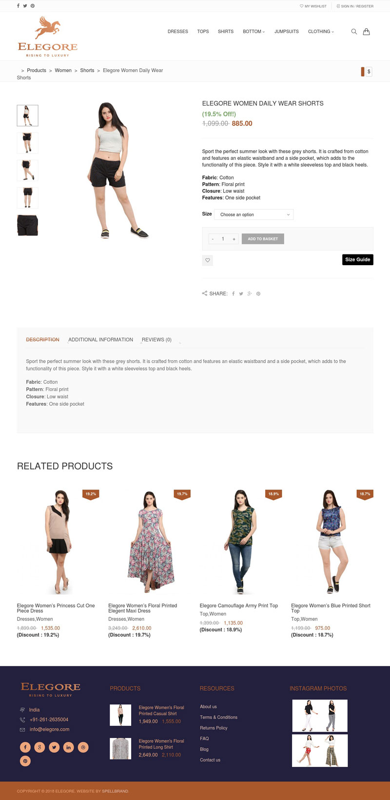 indian fashion brand website