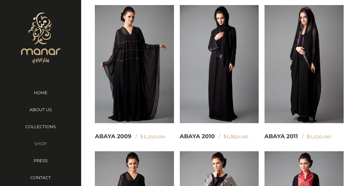 jeddah fashion website design