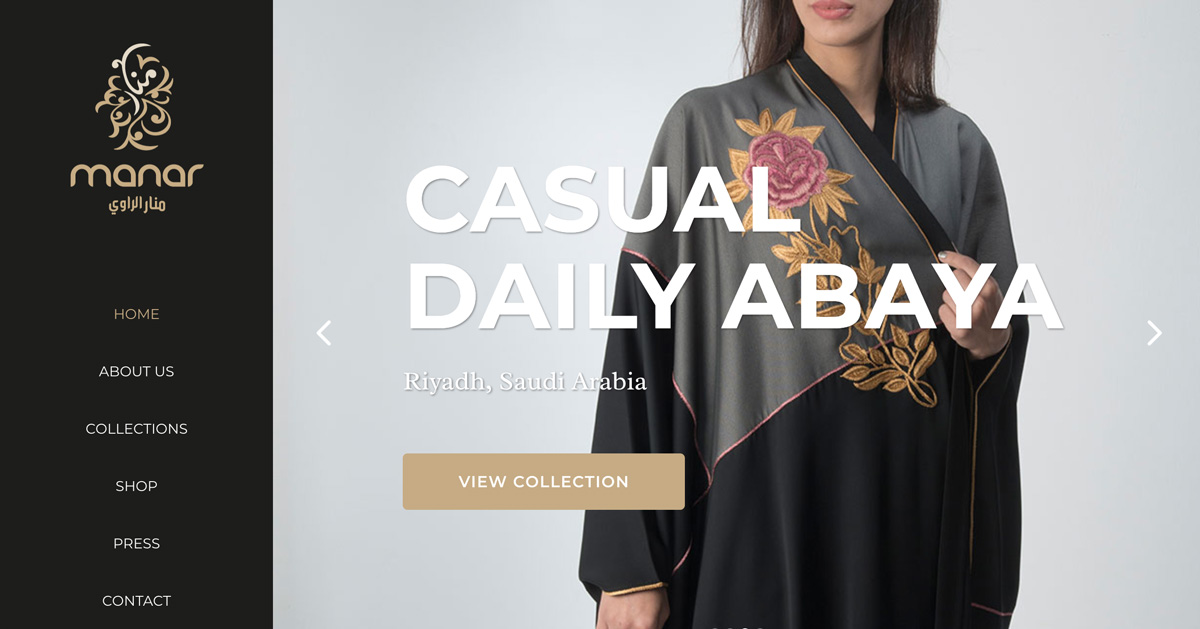 jeddah fashion website design