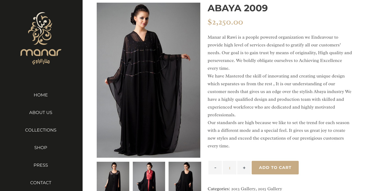 jeddah fashion website design