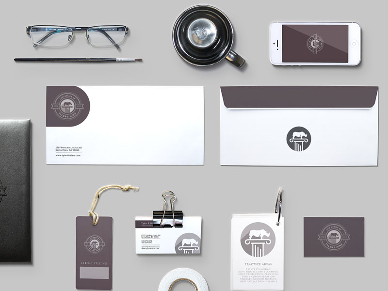 law office letterhead design