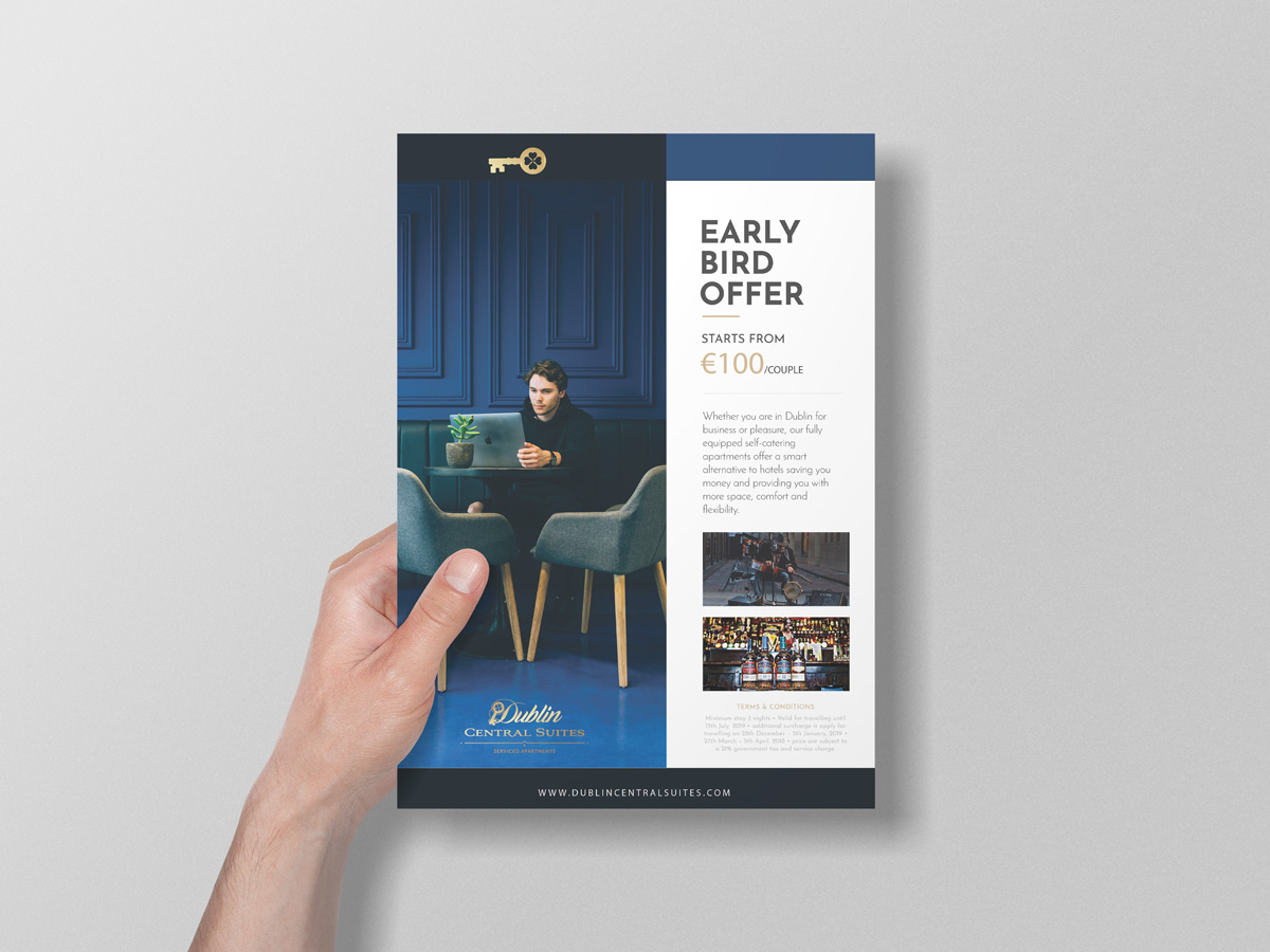 luxury hotel flyer design