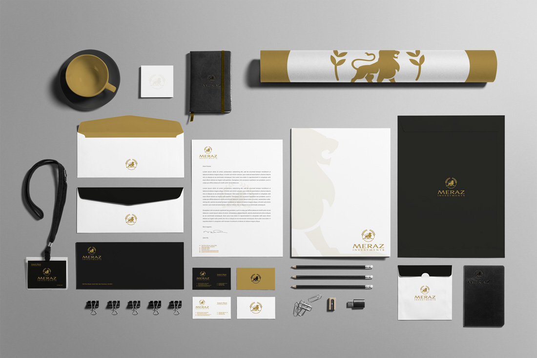 meraz investments brand identity