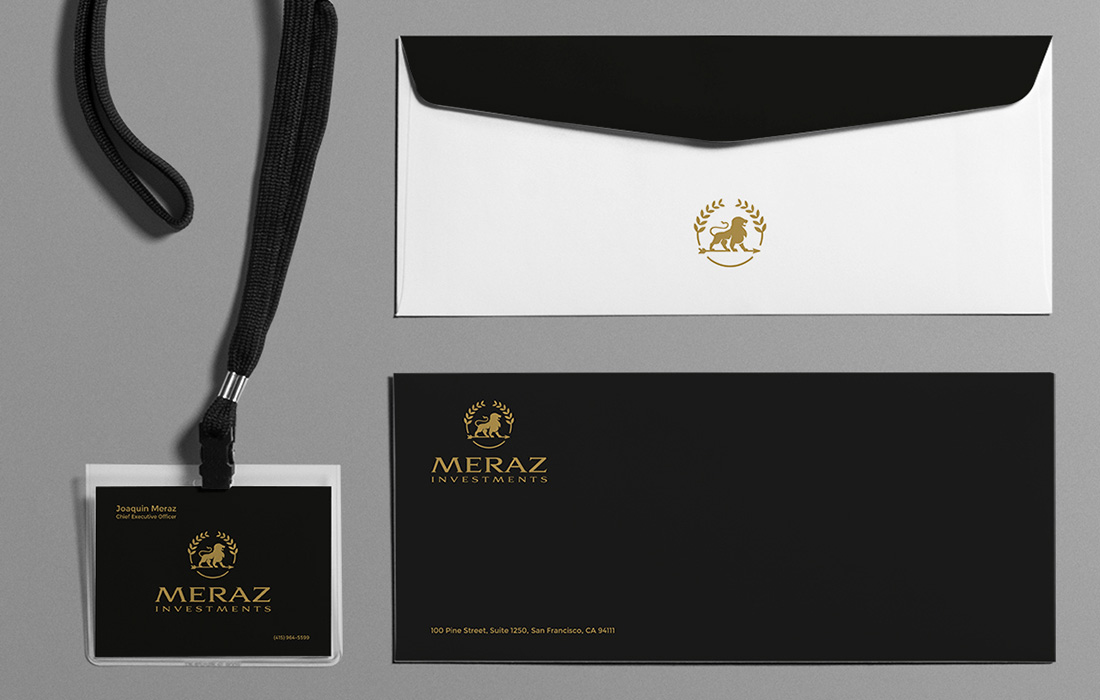 meraz investments brand identity