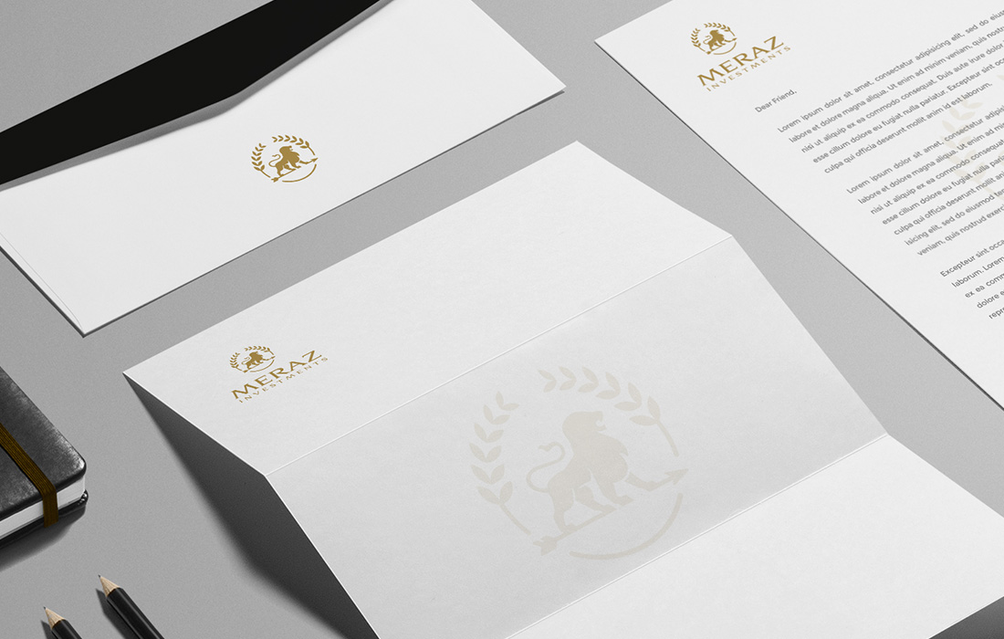 meraz investments brand identity