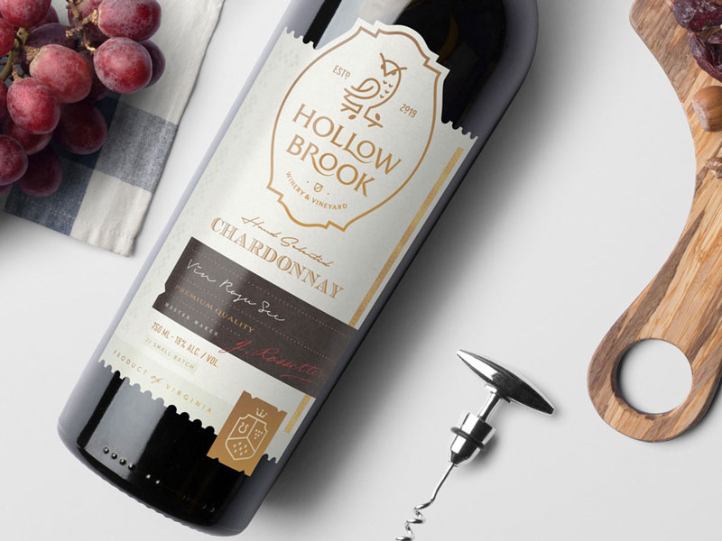 Premium Wine Label Branding