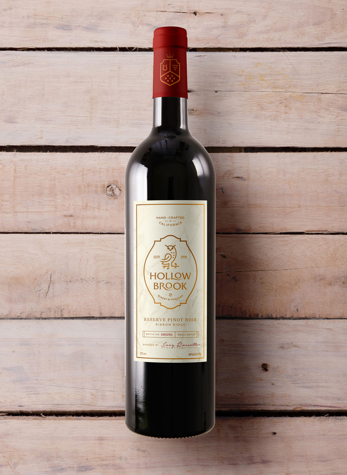 premium wine label branding