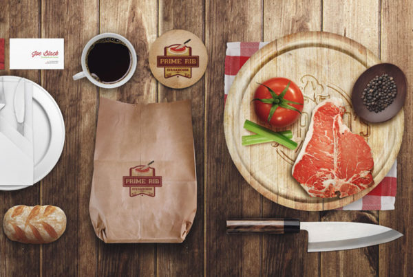 Prime Rib Steak House Logo & Branding