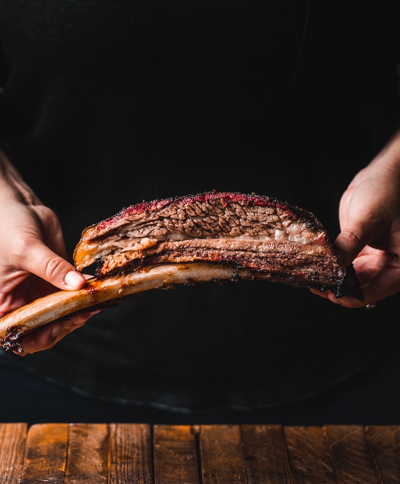 a grilled steak